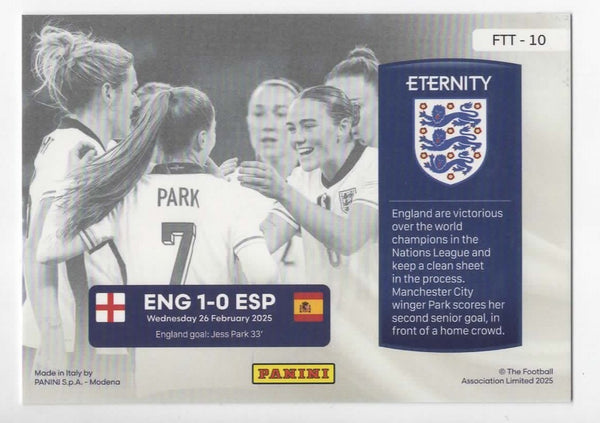 Panini Eternity 2025 Jess Park For The Team Magenta /25 Lionesses England Card