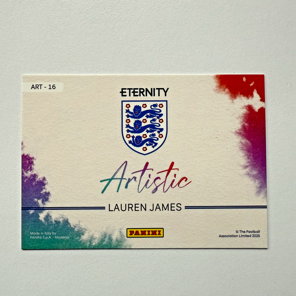 Panini Eternity 2025 Lauren James Artistic Magenta /25 Lionesses England Card