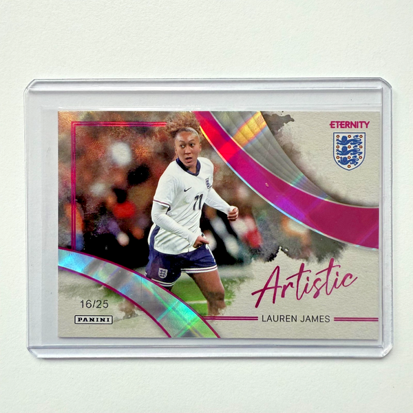 Panini Eternity 2025 Lauren James Artistic Magenta /25 Lionesses England Card