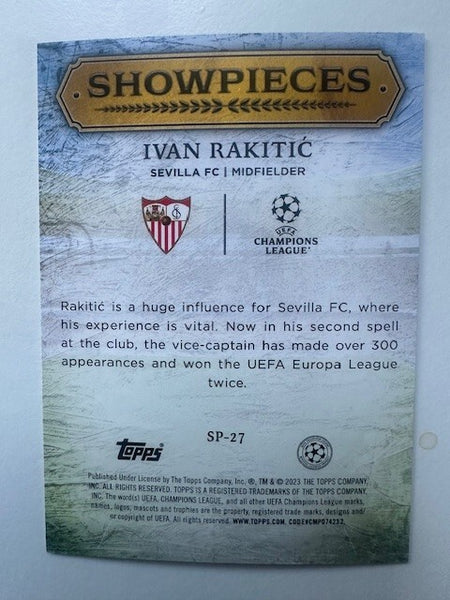Topps Superstars 2024 23/24 Ivan Rakitic Showpieces Sevilla Trading Card