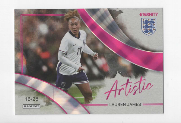 Panini Eternity 2025 Lauren James Artistic Magenta /25 Lionesses England Card