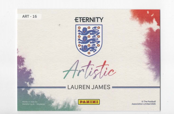 Panini Eternity 2025 Lauren James Artistic Magenta /25 Lionesses England Card