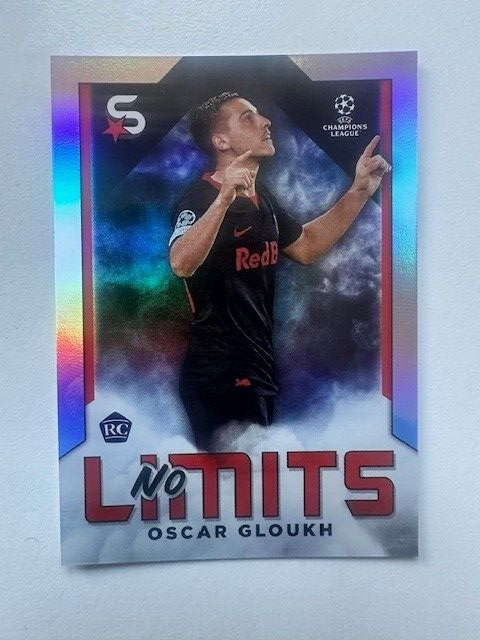 Topps Superstars 2024 23/24 Oscar Gloukh Salzburg No Limits Trading Card