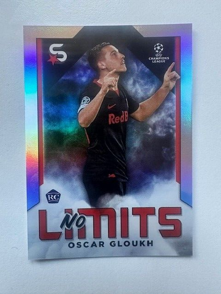 Topps Superstars 2024 23/24 Oscar Gloukh Salzburg No Limits Trading Card
