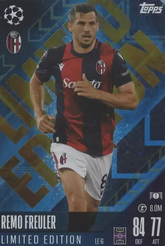 Topps Match Attax 2024/2025 Remo Freuler Limited Edition Bologna FC 1909 Card