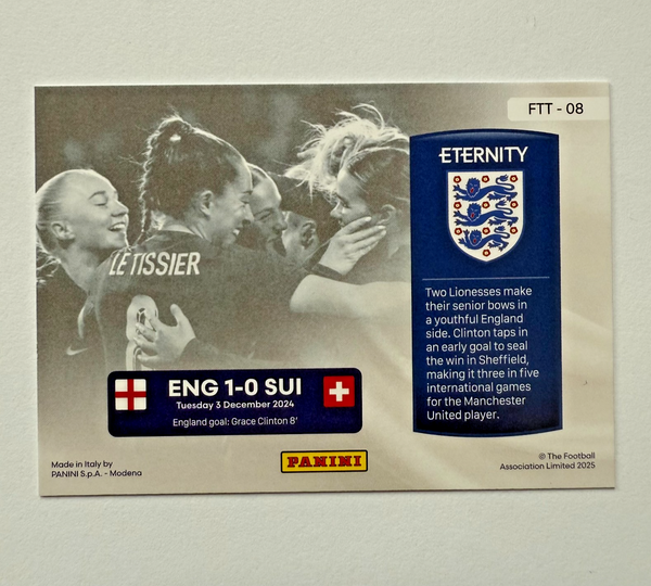 Panini Eternity 2025 Grace Clinton For The Team Magenta /25 Lionesses Card
