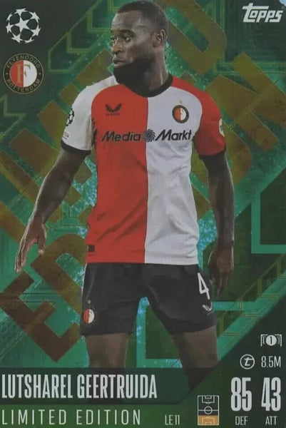 Topps Match Attax 2024/2025 Lutsharel Geertruida Geert Limited Edition Feyenoord