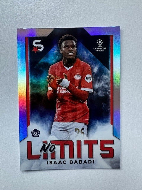 Topps Superstars 2024 23/24 Issac Babadi PSV Eindhoven No Limits Trading Card