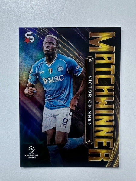 Topps Superstars 2024 23/24 Victor Osimhen Matchwinner Napoli Trading Card