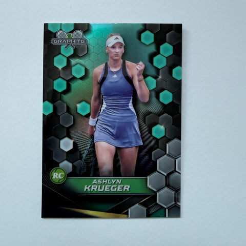 Topps 2024 Graphite Tennis Ashlyn Krueger Rookie Green Parallel Chrome Card /199