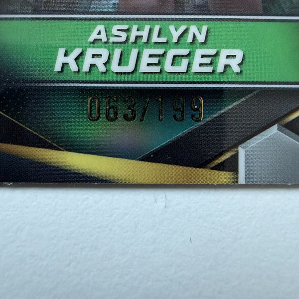 Topps 2024 Graphite Tennis Ashlyn Krueger Rookie Green Parallel Chrome Card /199