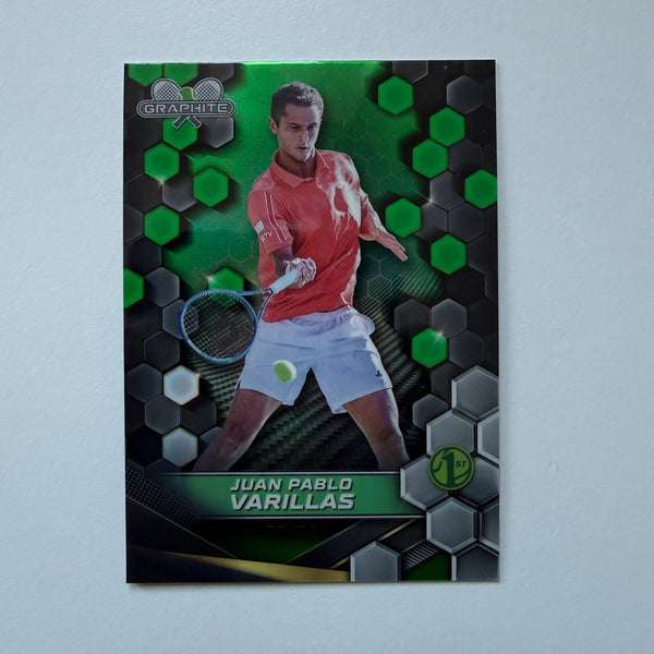Topps 2024 Graphite Tennis Juan Pablo Varillas Parallel Green Chrome Card /75