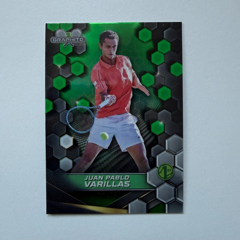 Topps 2024 Graphite Tennis Juan Pablo Varillas Parallel Green Chrome Card /75
