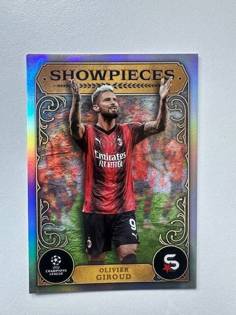 Topps Superstars 2024 23/24 Oliver Giroud Showpieces AC Milan Trading Card