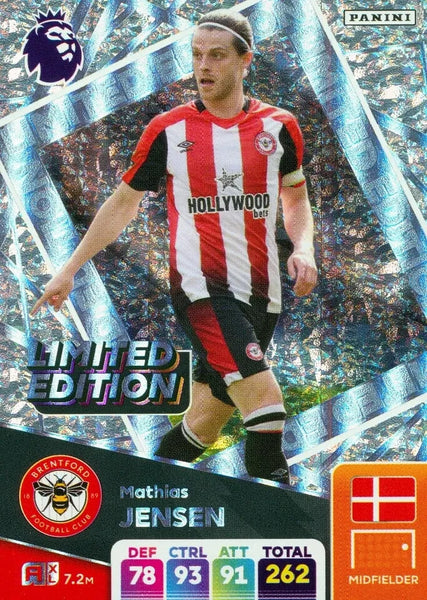 Panini Premier League Adrenalyn XL 2024/2025 Mathias Jensen Brentford Limited