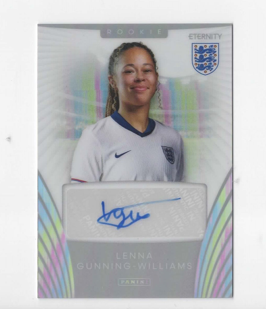 Panini Eternity Lionesses 2025 Lenna Gunning-Williams England Auto Rookie Card