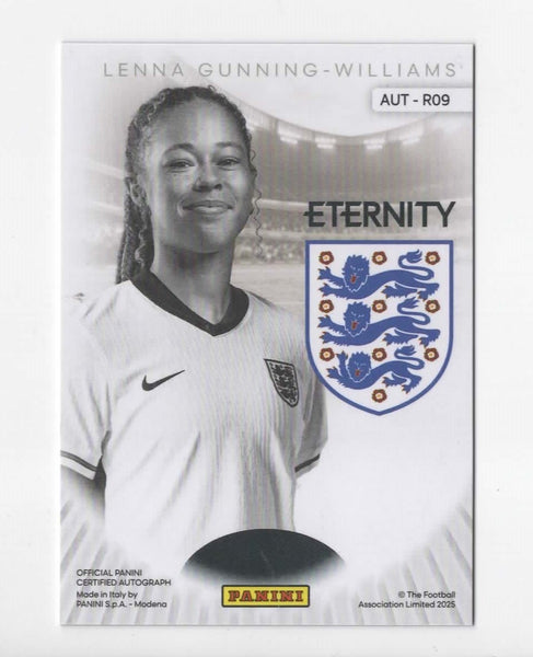 Panini Eternity Lionesses 2025 Lenna Gunning-Williams England Auto Rookie Card