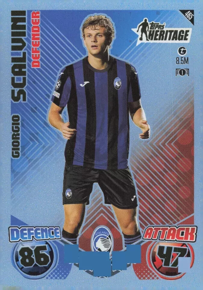 Topps Match Attax 2024/2025 24/25 Giorgio Scalvini Heritage Atalanta BC #465
