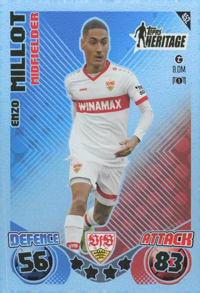 Topps Match Attax 2024/2025 24/25 Enzo Millot Heritage VfB Stuttgart #452