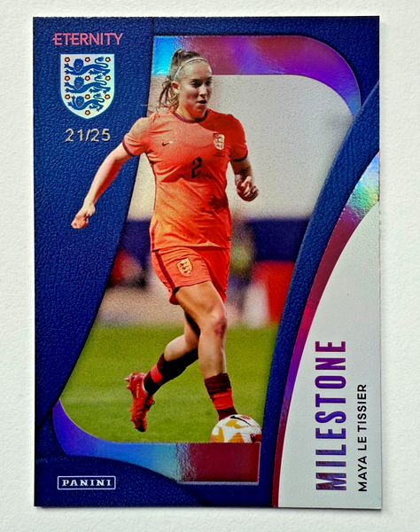 Panini Eternity Lionesses 2025 Maya Le Tissier England Milestone Magenta /25