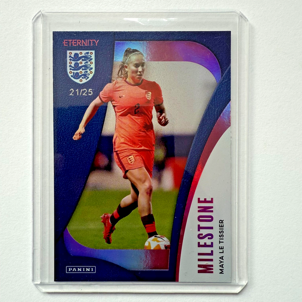 Panini Eternity Lionesses 2025 Maya Le Tissier England Milestone Magenta /25