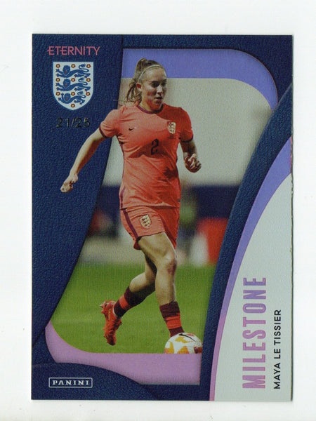 Panini Eternity Lionesses 2025 Maya Le Tissier England Milestone Magenta /25