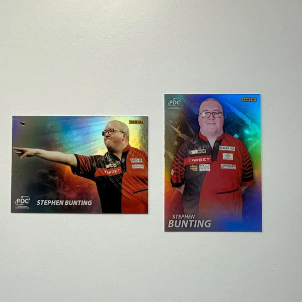Stephen Bunting Panini PDC Trading Card Bundle – 2 Card Collection