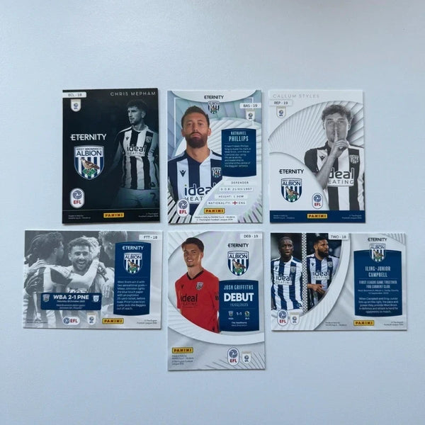 Panini EFL Eternity 2026 West Bromwich Albion 6-Card Bundle Set