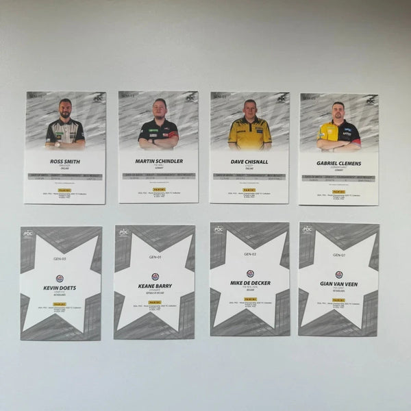 Panini PDC World Championship 2025 Special Insert Bundle – 8 Card Collection