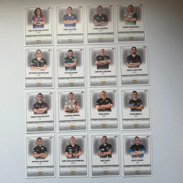 Panini PDC World Championship 2026 Silver Parallel Bundle – 16 Card Collection