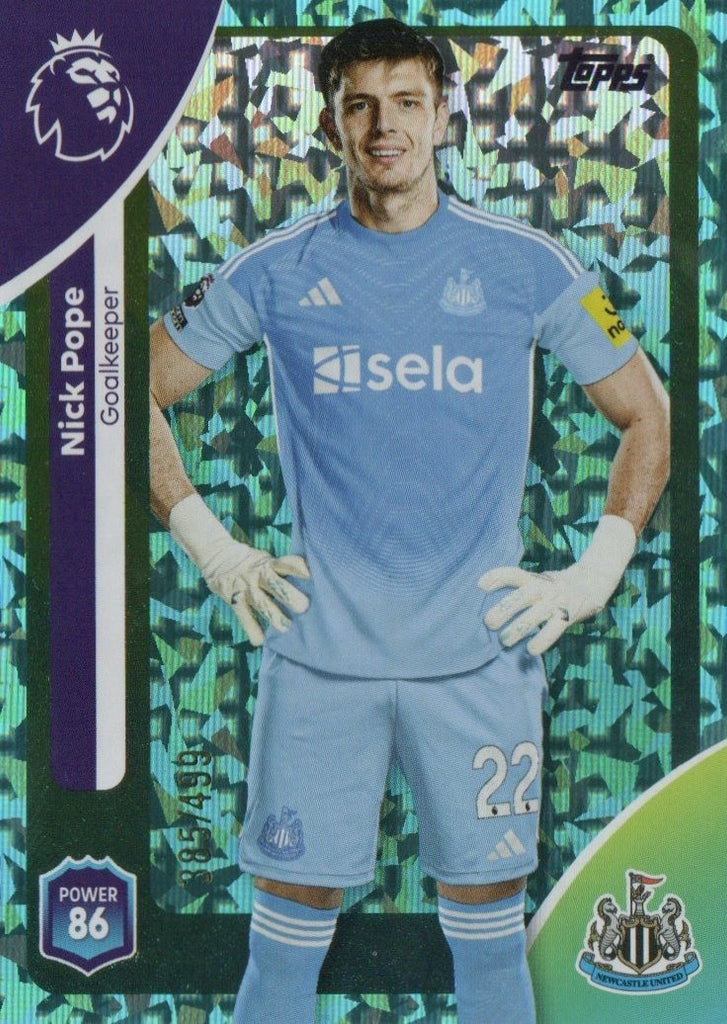 Topps Premier League 25/26 2026 Nick Pope Newcastle United Green Card /499
