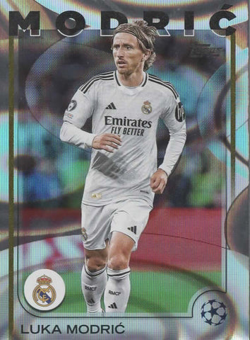 Topps UCC Flagship 2024/25 Luka Modric Real Madrid Flowfractor Parallel #149