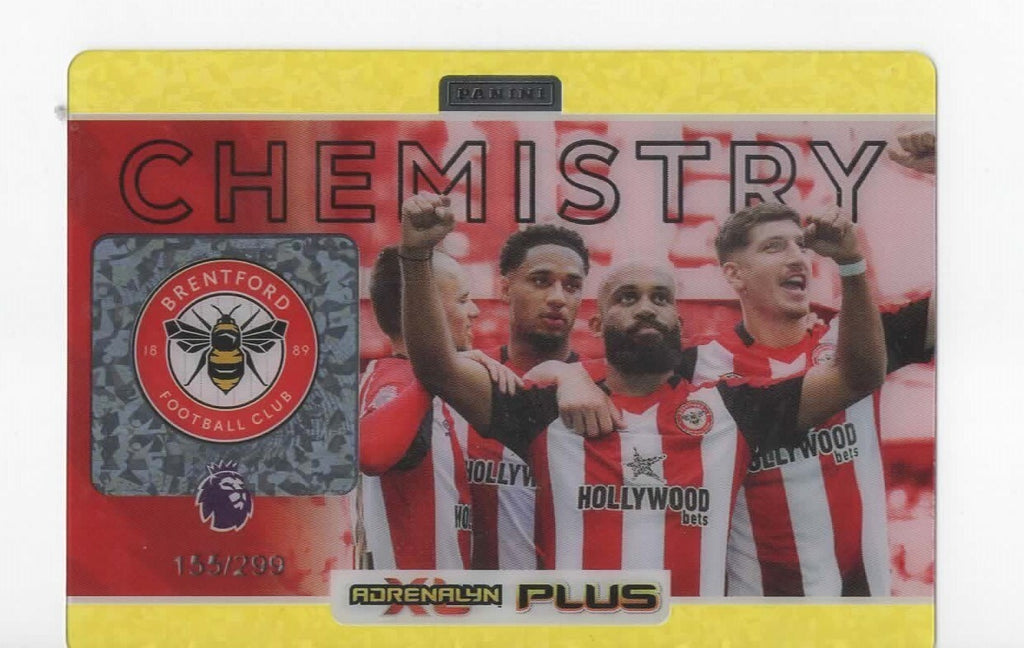 Panini Premier League Adrenalyn XL Plus 2025 Brentford Chemistry Parallel /299