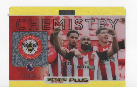 Panini Premier League Adrenalyn XL Plus 2025 Brentford Chemistry Parallel /299