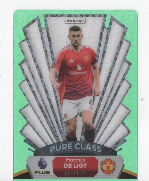 Panini Premier League Adrenalyn Plus 2025 Matthijs De Light Parallel Card /199