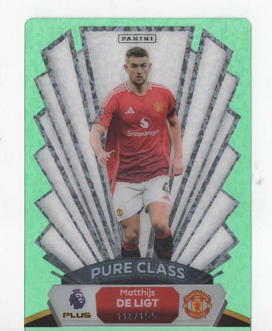 Panini Premier League Adrenalyn Plus 2025 Matthijs De Light Parallel Card /199