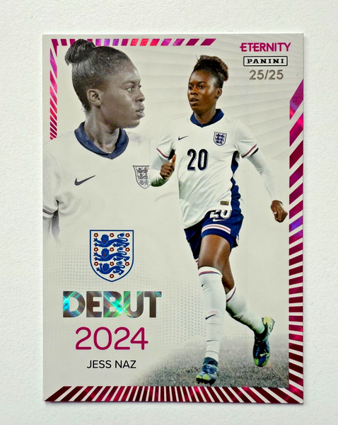 Panini Eternity 2025 Jess Naz Debut Magenta Bookend 25/25 Lionesses Card