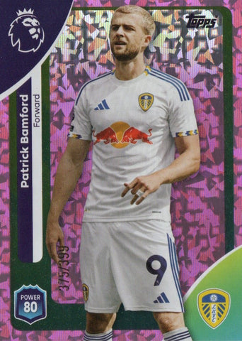 Topps Premier League 25/26 Patrick Bamford Leeds United Pink Card /399