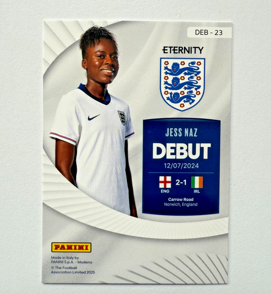 Panini Eternity 2025 Jess Naz Debut Magenta Bookend 25/25 Lionesses Card