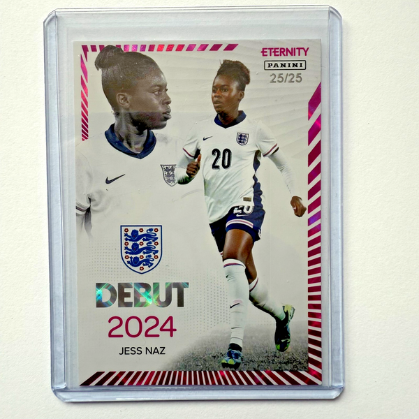 Panini Eternity 2025 Jess Naz Debut Magenta Bookend 25/25 Lionesses Card