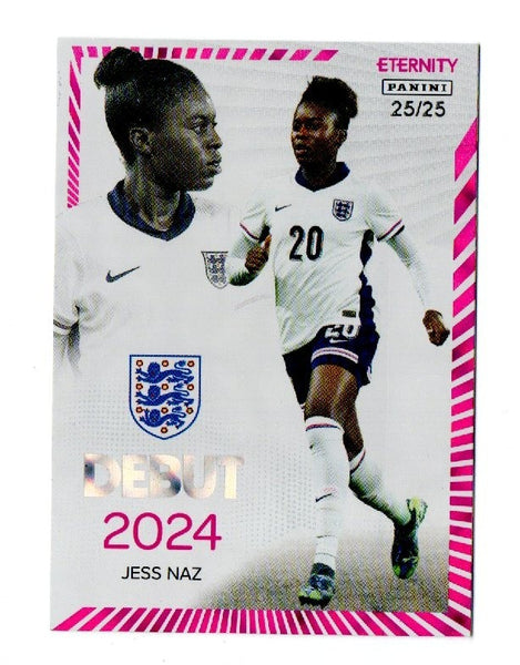 Panini Eternity 2025 Jess Naz Debut Magenta Bookend 25/25 Lionesses Card