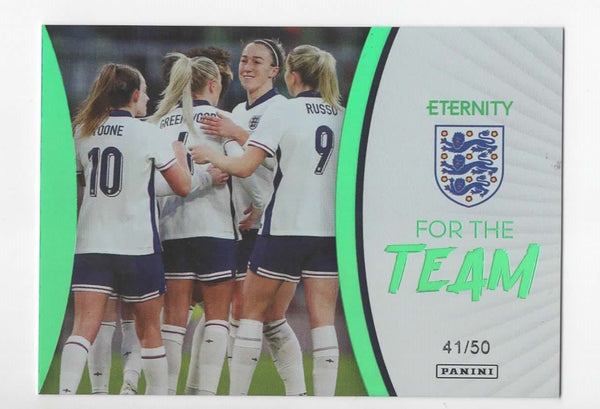 Panini Eternity Lionesses 2025 England Lucy Bronze For The Team Green Card /50