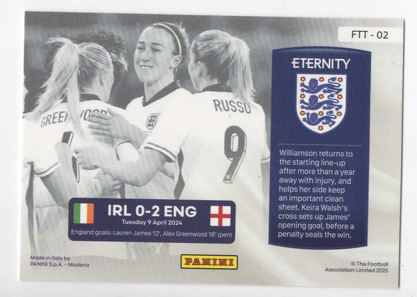 Panini Eternity Lionesses 2025 England Lucy Bronze For The Team Green Card /50