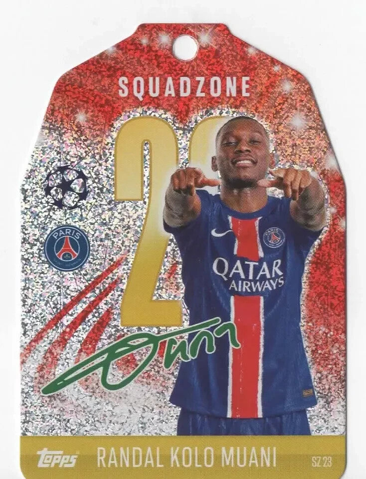Topps Match Attax 2024/2025 24/25 Randal Kolo Muani Squadzone Limited PSG SZ 23