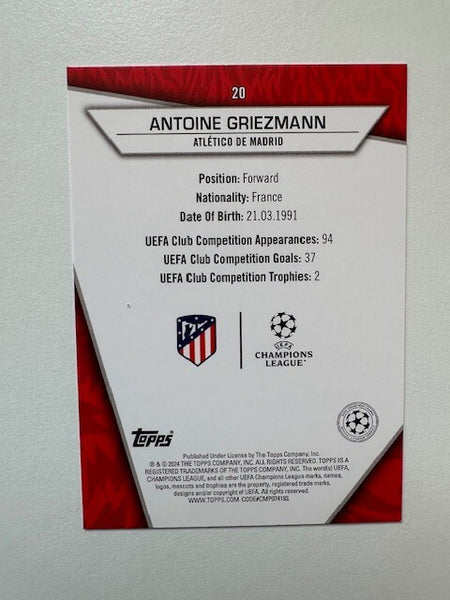 Topps Superstars 2024 23/24 Antoine Griezmann Atletico Madrid Common Card