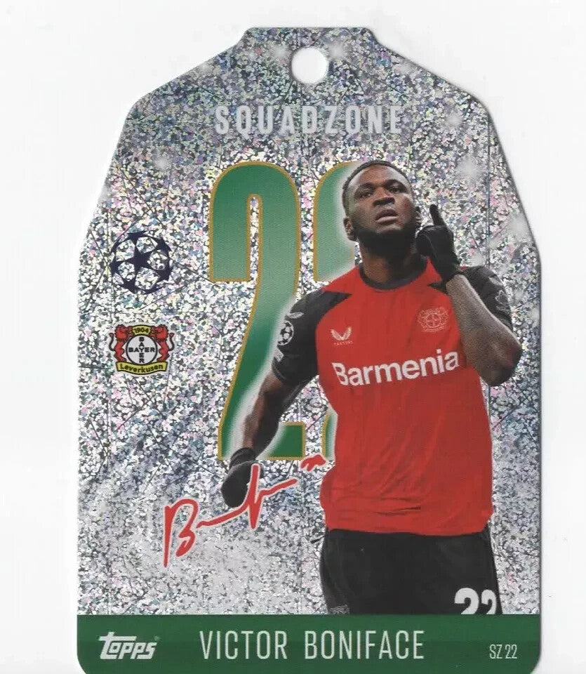 Topps Match Attax 2024/2025 24/25 Victor Boniface Squadzone Leverkusen SZ 22