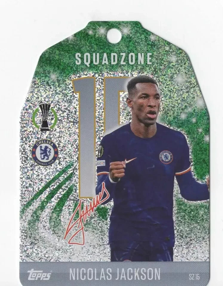 Topps Match Attax 2024/2025 24/25 Nicolas Jackson Chelsea Squadzone SZ 15