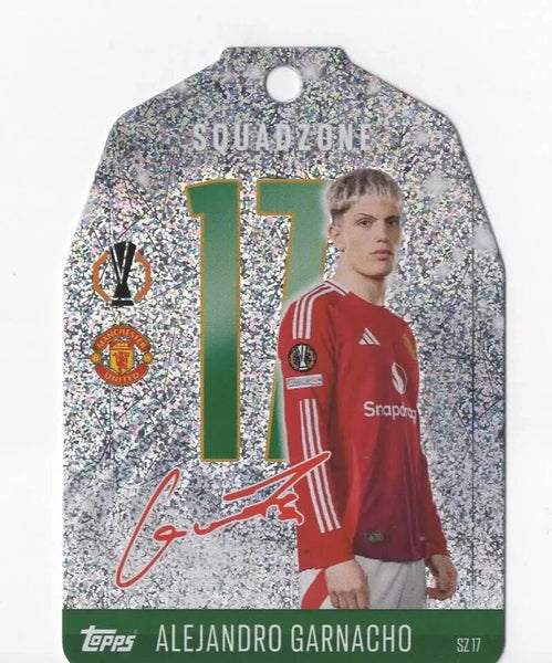 Topps Match Attax 2024/2025 24/25 Alejandro Garnacho Man United Squadzone SZ 17