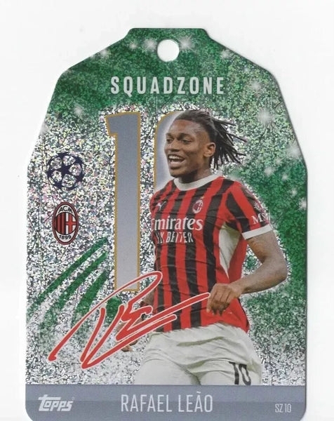 Topps Match Attax 2024/2025 24/25 Rafael Leao AC Milan Squadzone Festive SZ 10