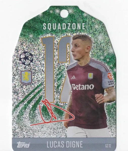 Topps Match Attax 2024/2025 24/25 Lucas Digne Aston Villa Squadzone SZ 12